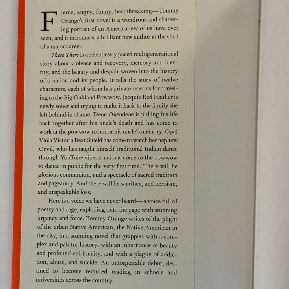 π’ There There: A Novel by Tommy Orange | Fiction, Literature | Hardcover book - Picture 3 of 4